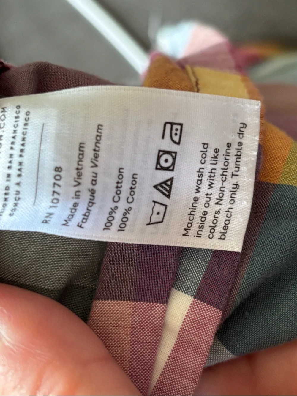 Tea Collection Girls Madras Ruffle Tank Dress Suez Plaid Sleeveless size 8